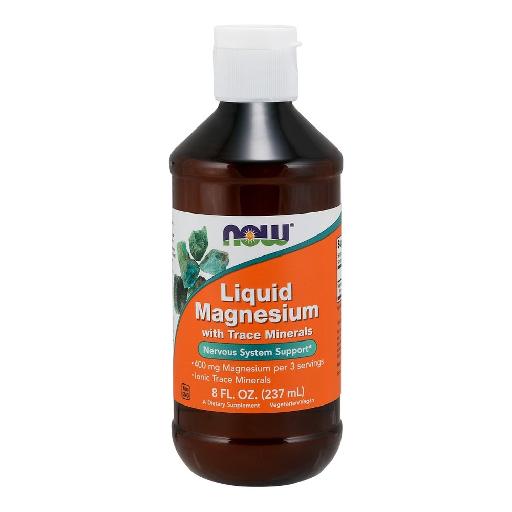 NOW Foods Magnesium Liquid for Muscles and Nervous System 237ml
