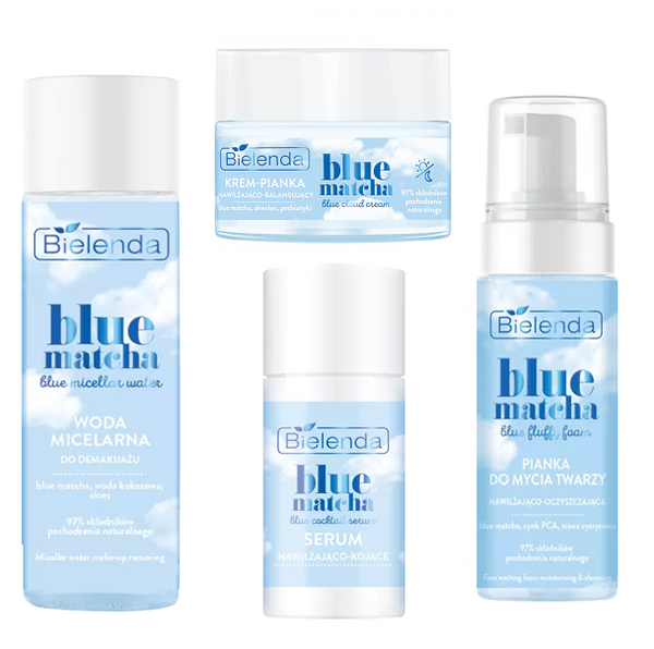 Bielenda Blue Matcha Blue Cloud Moisturizing Set for Face Care