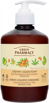 Green Pharmacy Rejuvenating and Nourishing Liquid Soap with Sea Buckthorn 460ml