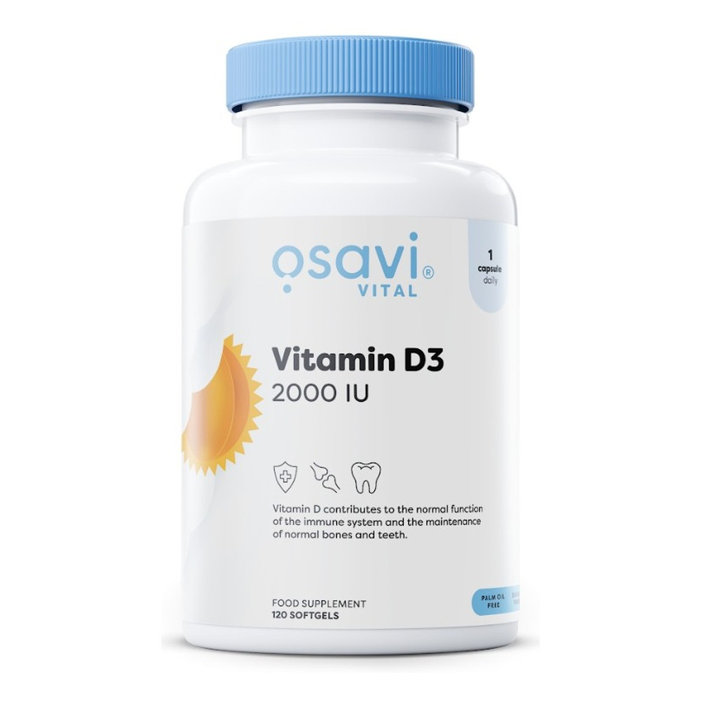 Osavi Vitamin D3 2000 IU 120 softgels