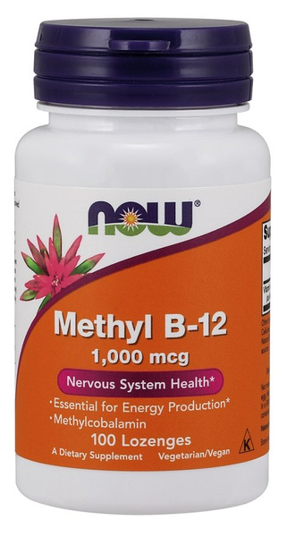 Now Foods Methyl B-12 1000mcg 100 Lozenges