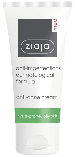 Ziaja Med Antibacterial Treatment Acne Reducing Cream 50ml