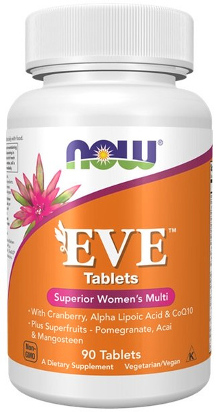 Now Foods Eve Superior Women's Multi Vitamins & Minerals for Women 90 Tablets