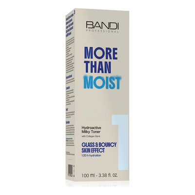 Bandi More than Moist Hydroactive Milk Toner with Collagen Bank for Dry Dehydrated Skin 100ml