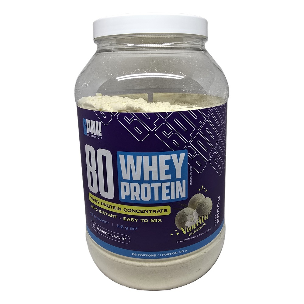 80 Whey Protein, Vanilla - 2000g