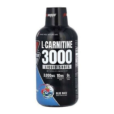 L-Carnitine 3000, Blue Razz - 473 ml.