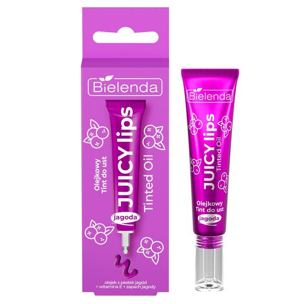 Bielenda Juicy Oil Lip Tint with Berry Seed Oil and Vitamin E 10g