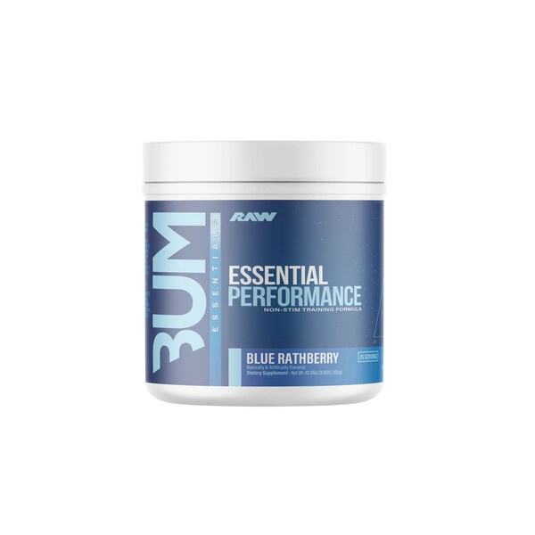 Raw Nutrition Bum Essential Performance, Blue Rathberry - 618g