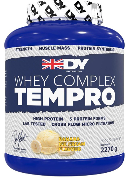 Dorian Yates Whey Complex Tempro, Banana Ice Cream - 2270g