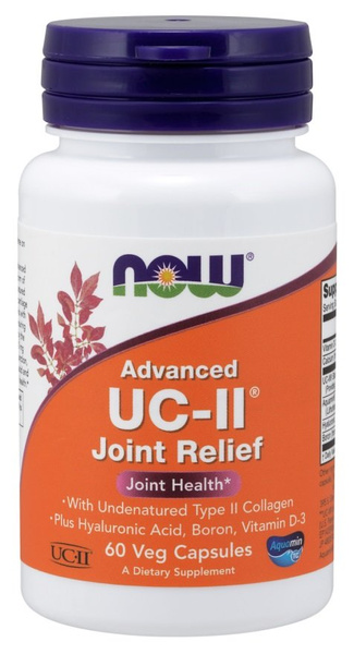 NOW Foods UC-II Advanced Joint Relief for Healthy Joints 60 Vcaps