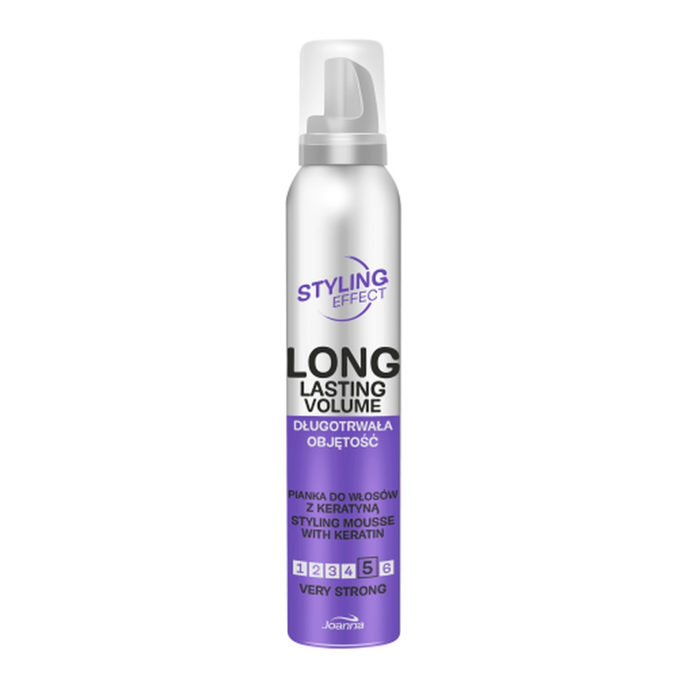 Joanna Styling Effect Hair Mousse with Keratin Very Strong 150ml
