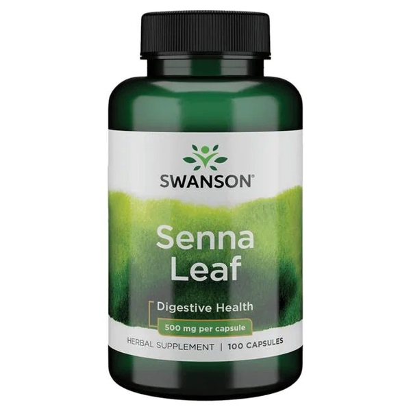Swanson Senna Leaf 500mg for Gut Support 100 Capsules