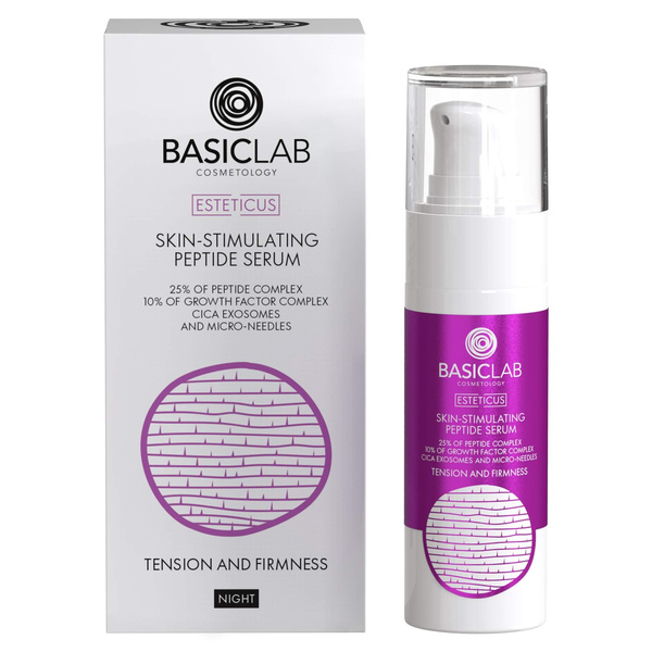 BasicLab Cosmetology Skin-Stimulating Peptide Serum with Microneedles 30ml