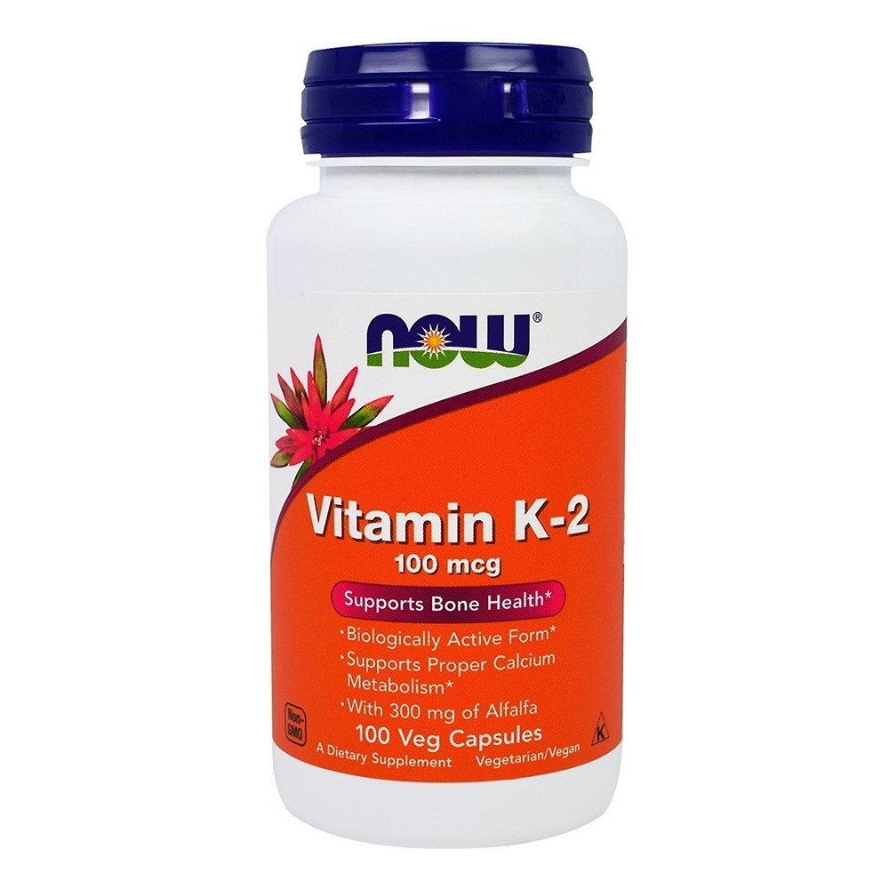 Now Foods Vitamin K-2 100mcg 100 Capsules
