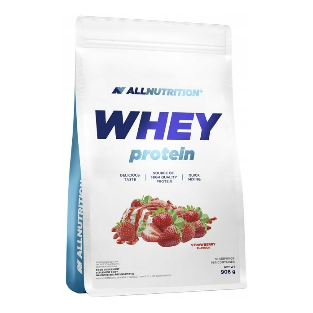 Allnutrition Whey Protein, Strawberry - 908g