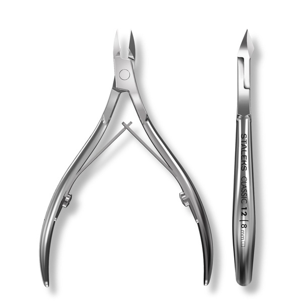 Staleks Classic Cuticle Nippers Ergonomic Spring Handles NC-12-8 8mm