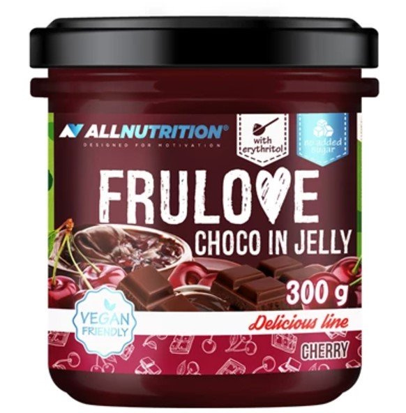 Allnutrition Frulove Choco In Jelly Cherry in Chocolate Gel 300g