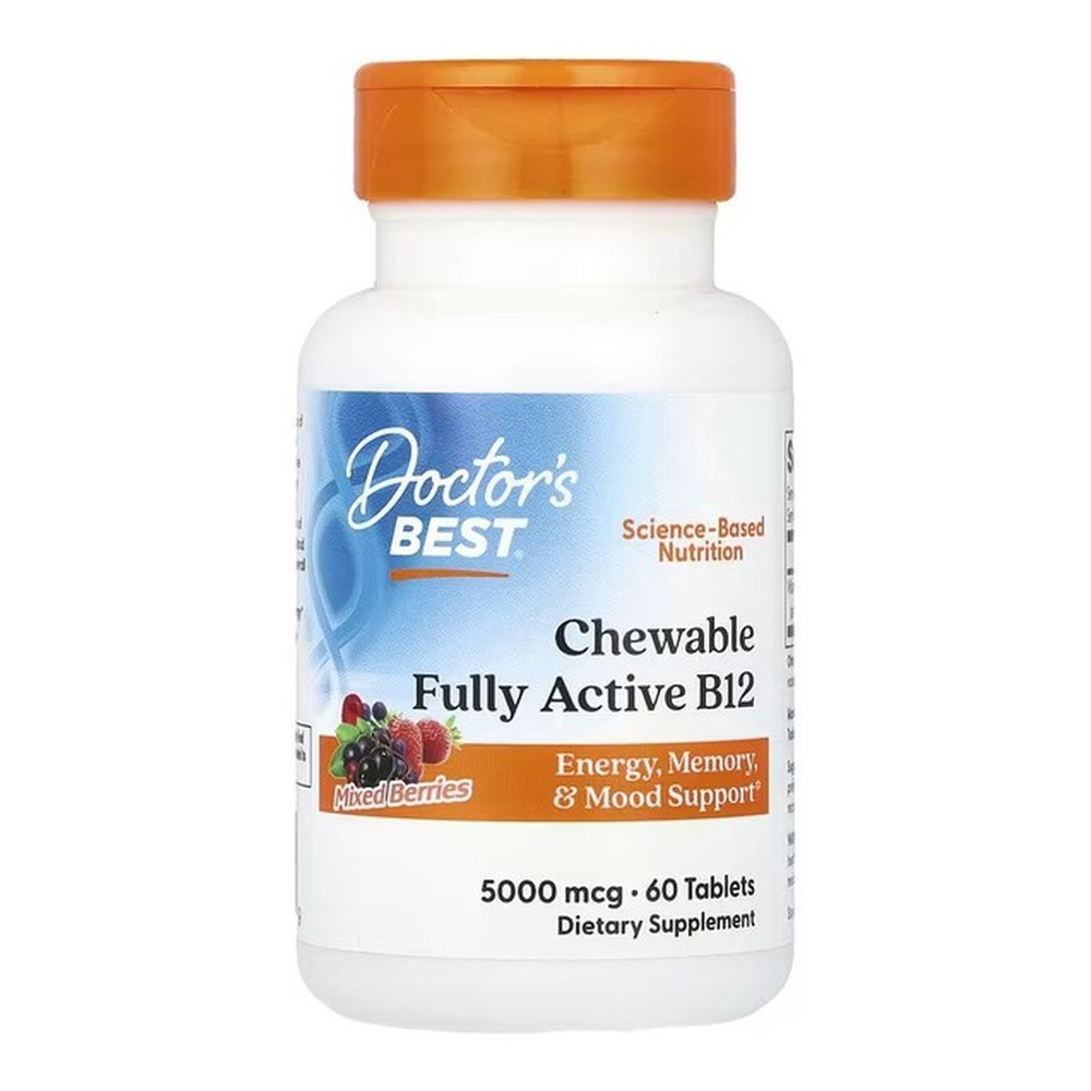 Chewable Fully Active B12, Mixed Berries - 60 tabs