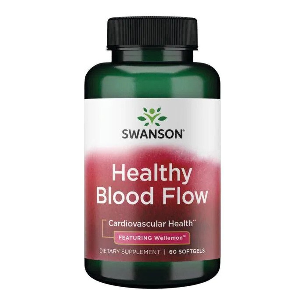 Swanson Healthy Blood Flow to Support Circulation and Pressure 60 Softgels