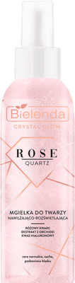 Bielenda Crystal Glow Rose Quartz Face Moisturizing and Illuminating Mist for Dry and Normal Skin 200ml