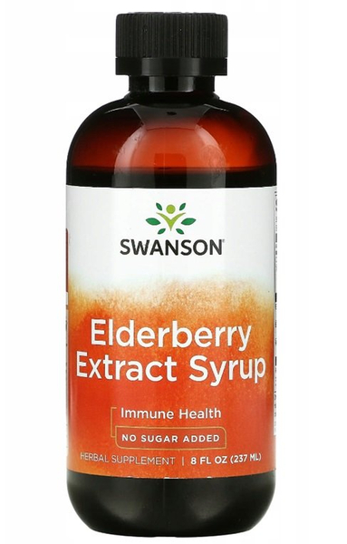 Swanson Elderberry Extract Syrup for Immune Support 237ml