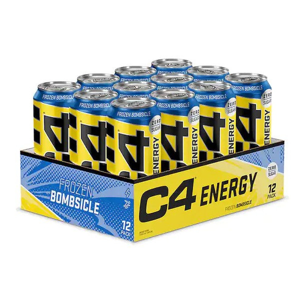 C4 Explosive Energy Drink, Frozen Bombsicle - 12 x 500 ml.