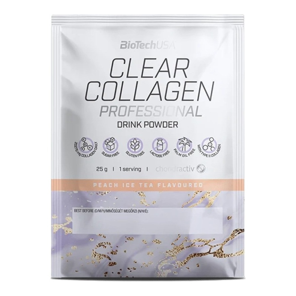 BioTechUSA Clear Collagen Professional, Peach Ice Tea - 25g (1 serving)
