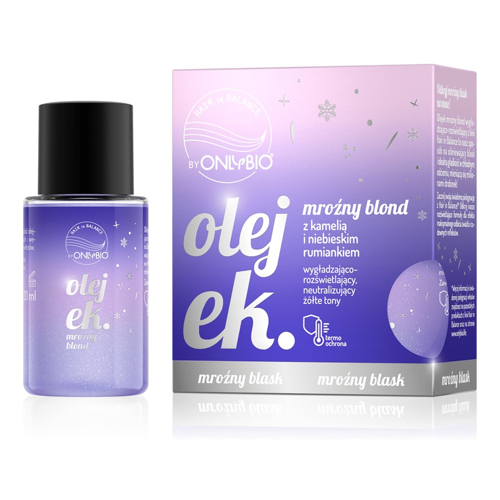 OnlyBio Hair in Balance Blondi Frosty Hair Oil for Cool Blondes 20ml