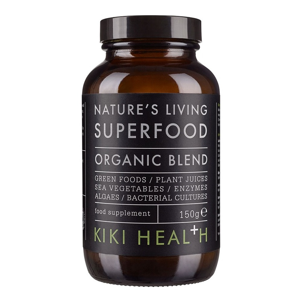KIKI Health Nature's Living Superfood Green Alkalising Supplement For Digestive Support 150g