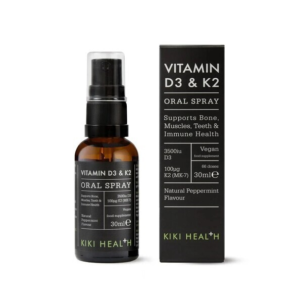 Vitamin D3 & K2 Oral Spray, Natural Peppermint - 30 ml.