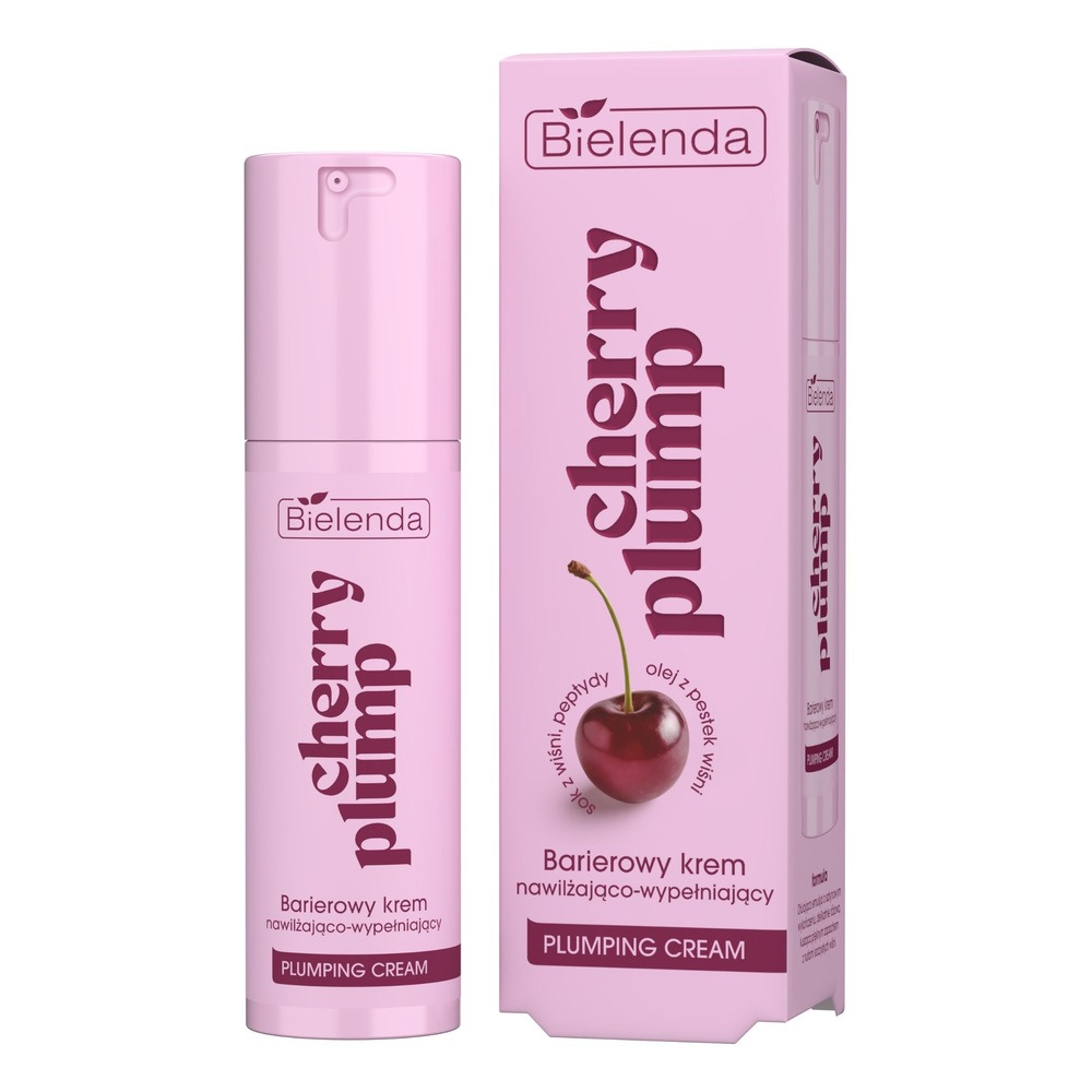 Bielenda CHERRY PLUMP, Moisturizing and filling barrier cream, 50ml