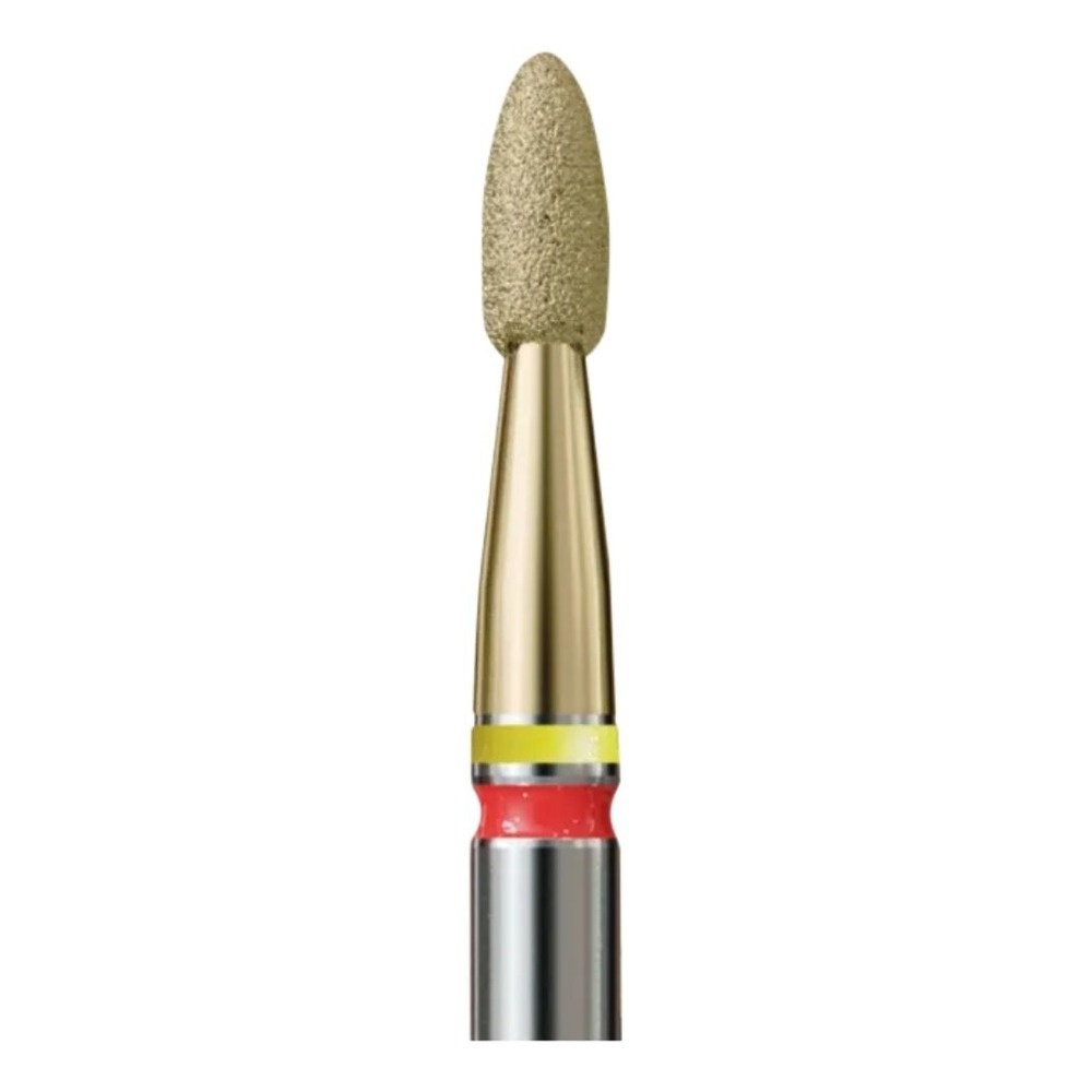IQ Nails 2in1 Duo Diamond Nail Drill Bit Flame 2.3mm Fine Grid