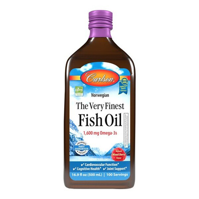 Carlson Labs The Very Finest Fish Oil, Mixed Berry - 500 ml.