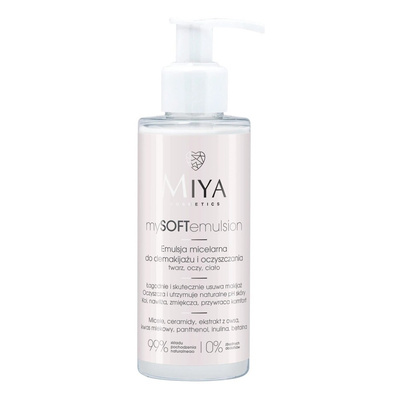Miya mySOFTemulsion Micellar Emulsion for Make-up Removal and Cleansing 140ml