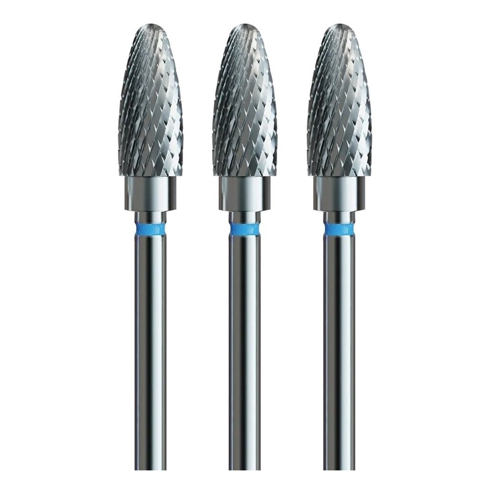 IQ Nails 5in1 Carbide Nail Drill Bit Cone Cross Cut 6mm 3pcs Set