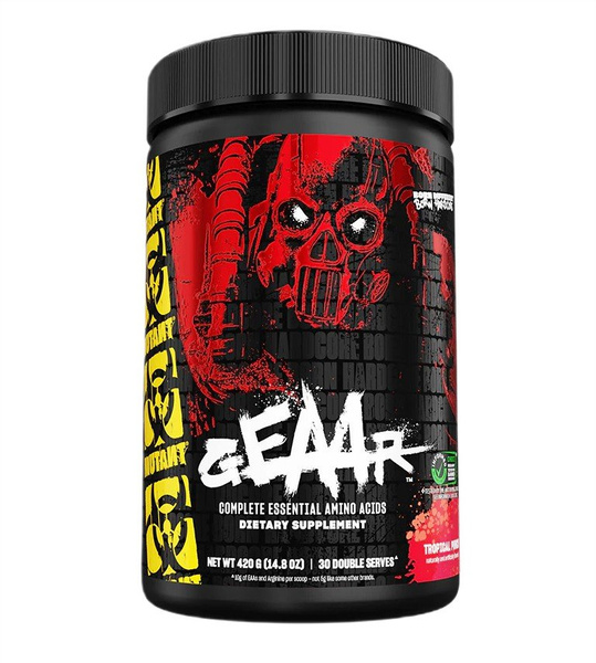 Mutant GEAAR EAA Amino Acid Powder for Muscle Growth and Recovery Tropical Fruit Punch 420g