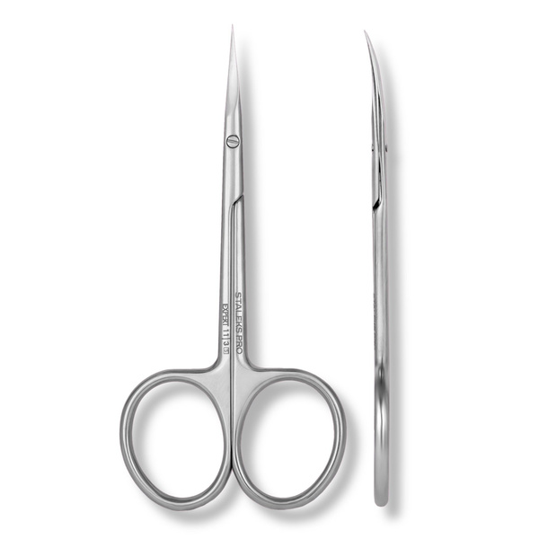 Staleks Pro Expert 11 Type 3 Left‑Handed Cuticle Scissors Professional Manicure Precision Blades SE-11/3 111 mm