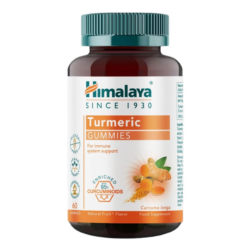 Himalaya Turmeric Gummies, Natural Fruit - 60 gummies