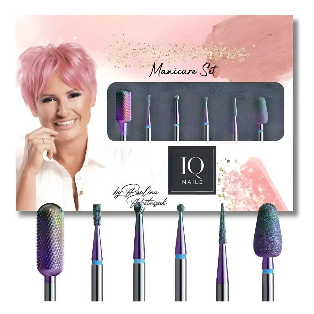 IQ Nails Deep Gel Manicure Set for Advanced Use 6 Pieces