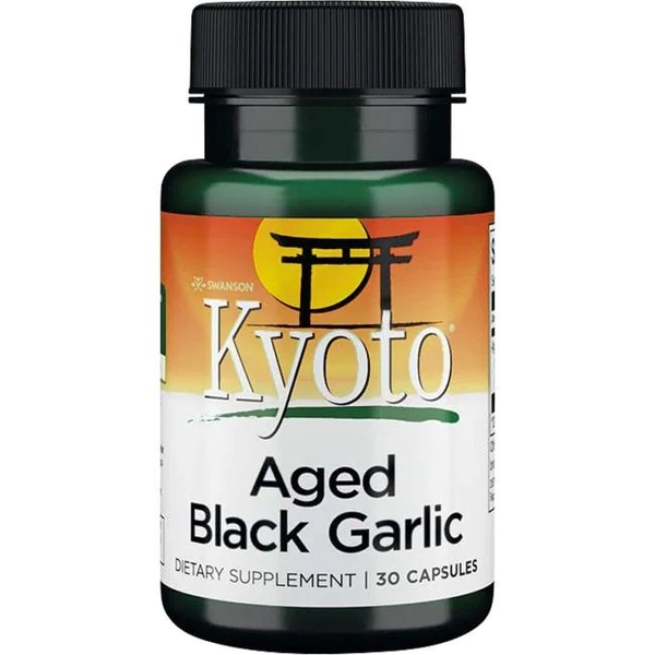 Swanson Aged Black Garlic for Immune Support and Circulation 30 Capsules