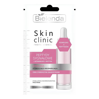 Bielenda Skin Clinic Professional Signal Peptides Stimulating and Regenerating Mask 8g