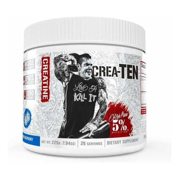 5% Nutrition Crea-TEN Legendary Series Creatine Powder For Strength and Muscle Growth 225g