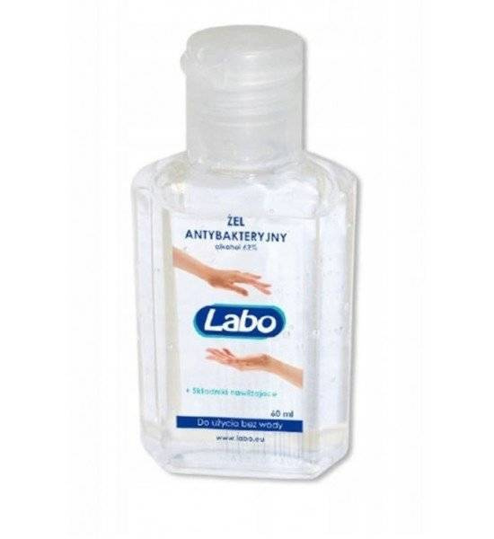 Labo Antibacterial Hand Sanitizer Gel Alcohol Based Travel Size 60ml