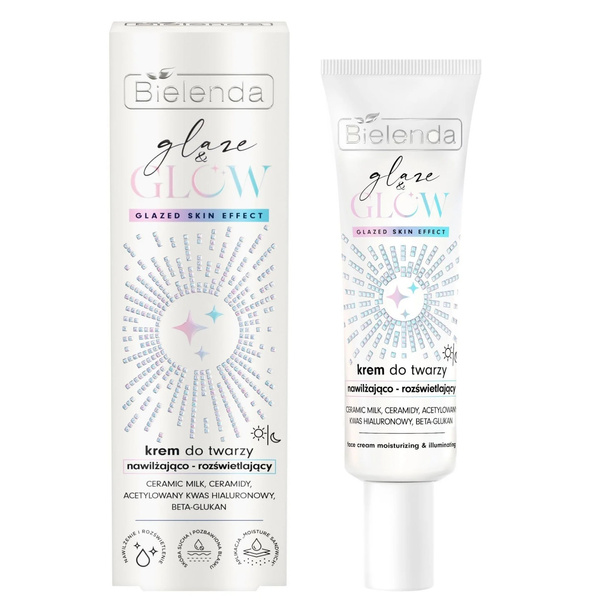 Bielenda Glaze & Glow Moisturizing and Brightening Cream Glazed Skin 50ml