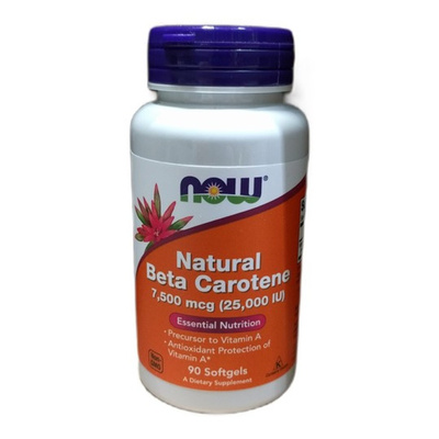 Beta Carotene Natural, 25 000 IU - 90 softgels