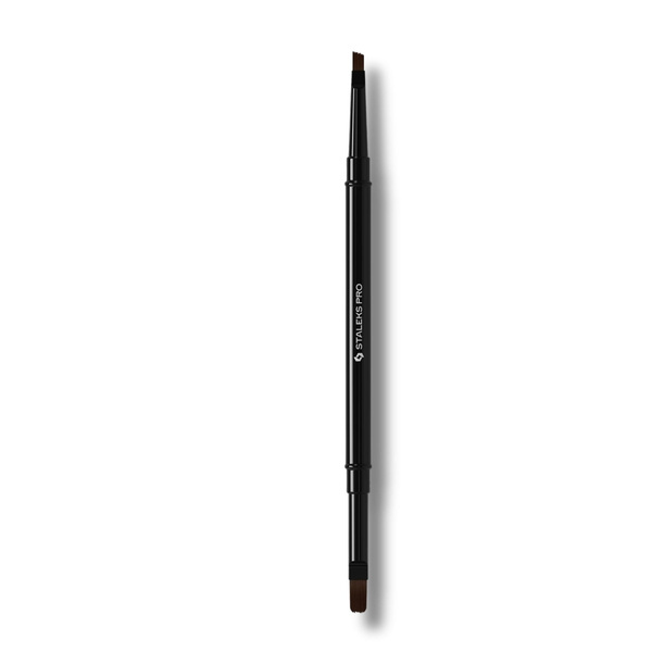 Staleks Pro Expert Double-Ended Gel Brush 11 mm And 7 mm For Gel Modelling And Strengthening 1pc