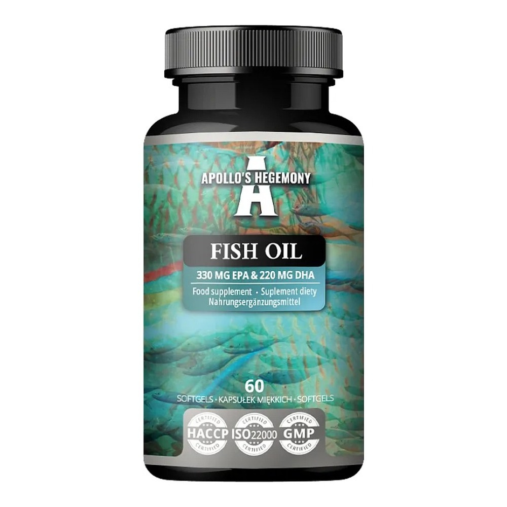 Apollo's Hegemony Fish Oil, 330mg EPA & 220mg DHA - 60 softgels
