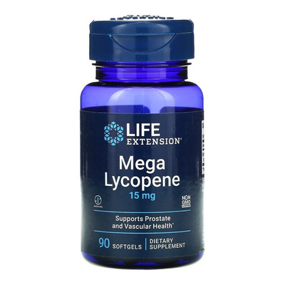 Life Extension Mega Lycopene 15 mg For Prostate Health 90 Softgels