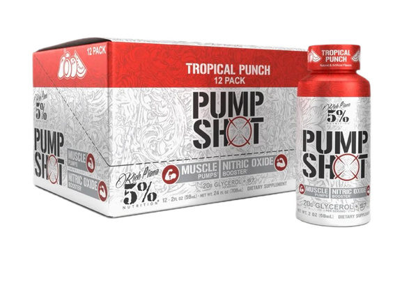 Pump Shot, Tropical Punch (EAN 850064402483) - 12 x 59 ml.