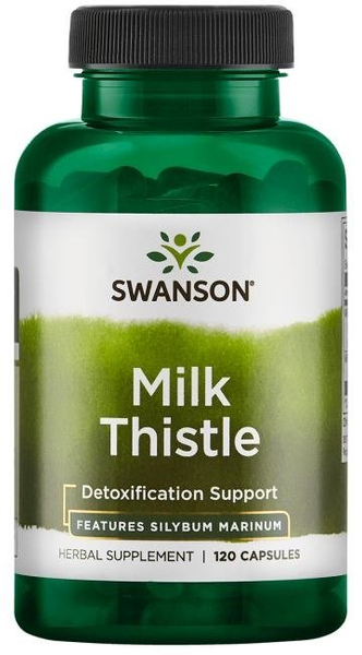 Swanson Milk Thistle 250mg for Liver Support 120 Capsules